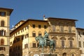 Statue of Cosimo I de Medici by Giambologna Royalty Free Stock Photo