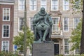 Bronze Statue Of Johan Van Oldenbarnevelt At Den Haag City The Netherlands 2018