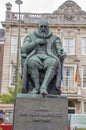 Bronze Statue Of Johan Van Oldenbarnevelt At Den Haag City The Netherlands 2018