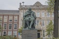 Bronze Statue Of Johan Van Oldenbarnevelt At Den Haag City The Netherlands 2018