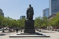 Bronze statue of johann wolfgang von goethe in frankfurt am main germany Royalty Free Stock Photo