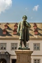 Bronze statue of Johannes Peter Muller, a well known anatomist, in Koblenz, Germany Royalty Free Stock Photo
