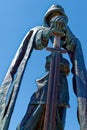 Bronze Statue Of King Arthur and his Sword - Tintagel Castle