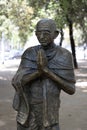 Bronze statue of Mahatma Gandhi Royalty Free Stock Photo