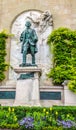 Bronze Statue of Major Davel in Chateau Saint-Maire in Lausanne, Switzerland, Europe