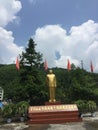 Bronze statue Mao Zedong Royalty Free Stock Photo