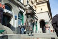 Bronze statue of a market woman, Zagreb, Croatia