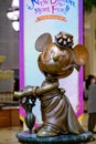 Minnie Mouse bronze statue in the Tokyo Disney Hotel Royalty Free Stock Photo