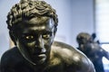 Bronze statue in Naples National Archaeological Museum Royalty Free Stock Photo