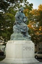 Bronze statue of Nathaniel Hawthorne