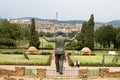 Bronze statue of Nelson Mandela