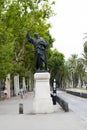 This bronze statue of Pau Claris