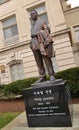 The Bronze Statue of Philip Jaisohn, the first Korean American pioneer for the Korean Independence and Democracy