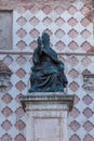 Bronze statue of Pope Julius III Royalty Free Stock Photo