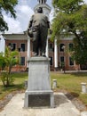 Bronze statue President Johan Adolph Pengel of Suriname Royalty Free Stock Photo