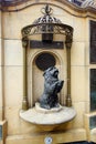 Statue of Islay, Queen Victoria`s Favourite Dog, QVB, Sydney, Australia Royalty Free Stock Photo