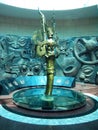 The bronze statue of the Sanxingdui Museum in Deyang, Sichuan, China