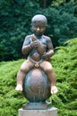 Statue Frantisek - Attribute of the spa town Frantiskovy Lazne Royalty Free Stock Photo