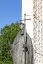 Bronze statue of St. Wojciech on Altar Three Millennia, Skalka, Krakow, Poland