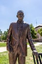 Bronze statue, by Stephanie Huerta, of William Seymour