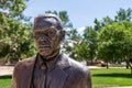 Bronze statue, by Stephanie Huerta, of William Seymour