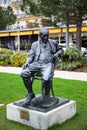 Bronze statue of Vladimir Nabokov in Montreux garden