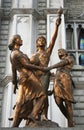 Bronze statues Royalty Free Stock Photo