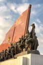Grand Monument on Mansu Hill in Pyongyang Royalty Free Stock Photo