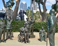 Bronze statues of A National Salute to Bob Hope