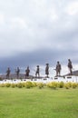 Bronze statues of seven Thai kings,Rajabhakti Park,Hua Hin