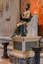 Bronze Staue of St. Peter inside St. Peter's Basilica