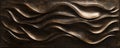 A bronze textured surface with a smooth, polished finish, accented by subtle, swirling patterns Royalty Free Stock Photo