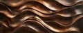 A bronze textured surface with a smooth, polished finish, accented by subtle, swirling patterns Royalty Free Stock Photo