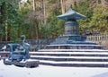 Bronze urn at Nikko Toshogu shrine Royalty Free Stock Photo