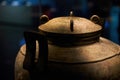 Bronze vessel cultural relics of Bashu and Sichuan culture in ancient China Royalty Free Stock Photo