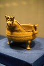 Bronze vessel cultural relics of Bashu and Sichuan culture in ancient China Royalty Free Stock Photo