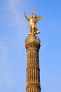 Bronze Victoria Sculpture of Victory Column SiegessÃÂ¤ule at sunset, Berlin, Germany Deutschland