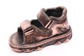 Bronzed baby shoe