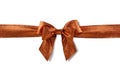 Bronzed bow Royalty Free Stock Photo