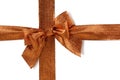 Bronzed bow Royalty Free Stock Photo