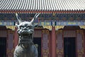 Bronzed dragon statue in Summer Palace Royalty Free Stock Photo