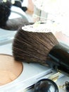 Bronzer and makeup brush