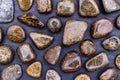 Bronzite rare jewel stones texture Royalty Free Stock Photo