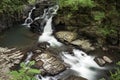 Brook flowing from waterfall Royalty Free Stock Photo