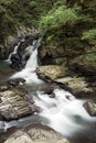 Brook flowing from waterfall Royalty Free Stock Photo