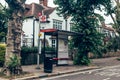 Brookfield Park bus stop in Hampstead, London