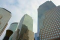 Brookfield Place located in lower Manhattan, World Trade Center and other buildings, NYC.