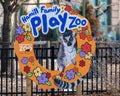 Brookfield Zoo signage on display in March 2021