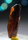 Brookite a rare Deep Red Color Royalty Free Stock Photo