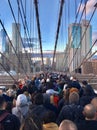 Brooklin Bridge overcrowded